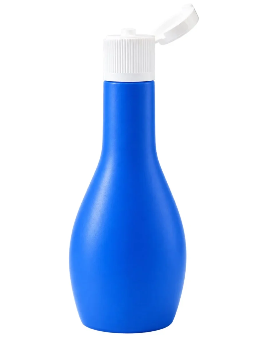 100ml Liquid Blue Bottle – HDPE body / PP cap container – S.A Plastic Industries