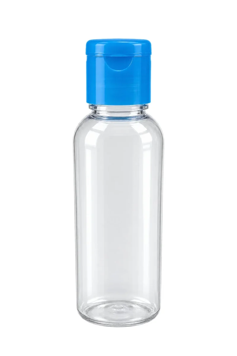 60ml Glycerine Bottle – PET body / PP flip-top cap container – S.A Plastic Industries