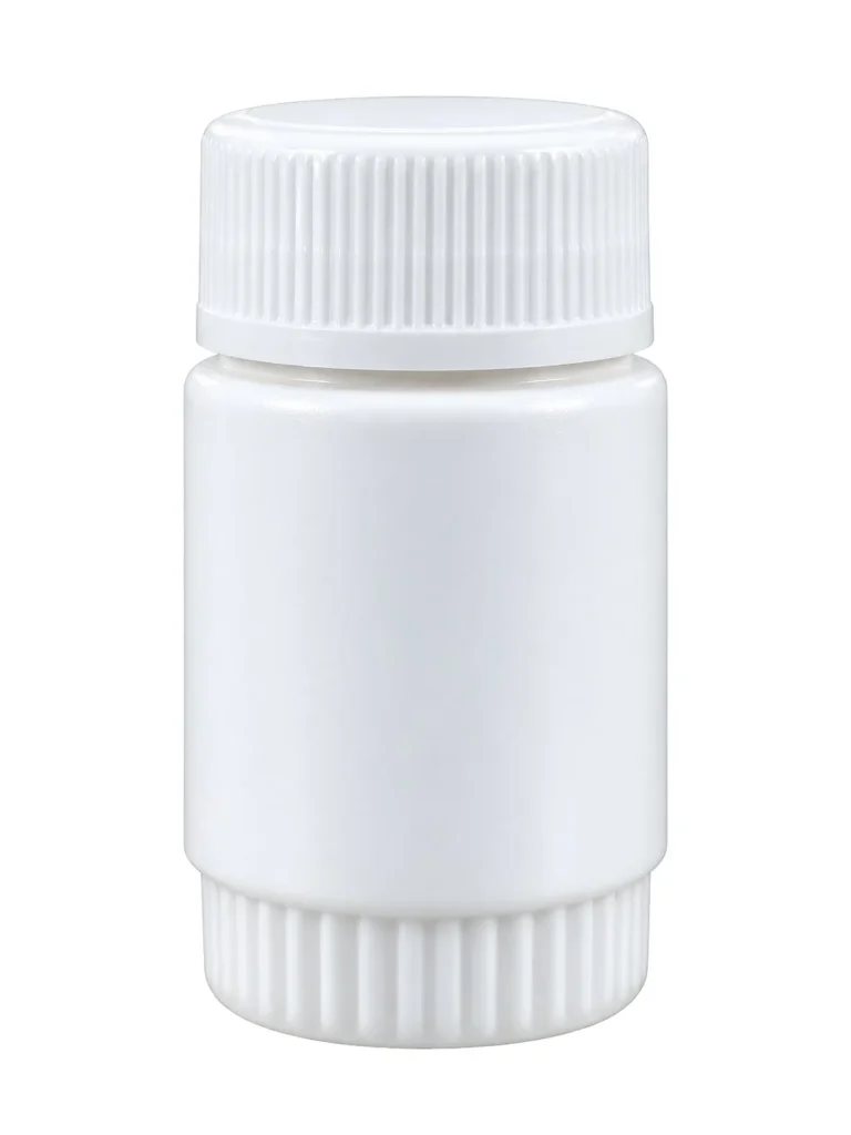 Minimal White Ribbed Bottle – HDPE body / PP cap container – S.A Plastic Industries