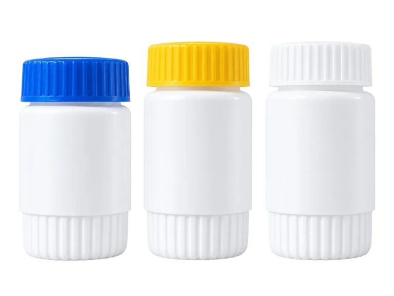Trio of Ribbed Medicine Bottles – HDPE body / PP cap container – S.A Plastic Industries